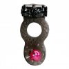 Double Dipper Vibrating Cock Ring with Anal Bead