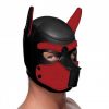 Spike Neoprene Puppy Hood - Red